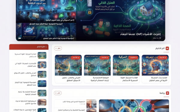 قالب مميز العربي الإخباري لمدونات بلوجر