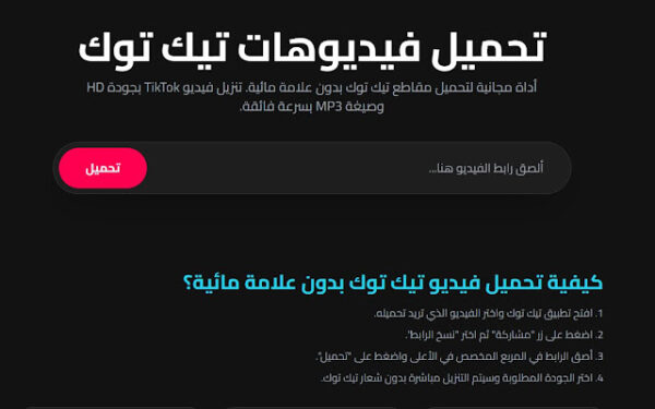 قالب TikTok Downloader Pro – أداة متطورة لمنصة بلوجر لتحميل فيديوهات تيك توك بدون علامة مائية
